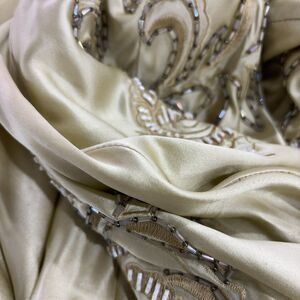 Vintage Vintage Silk Beaded Dress